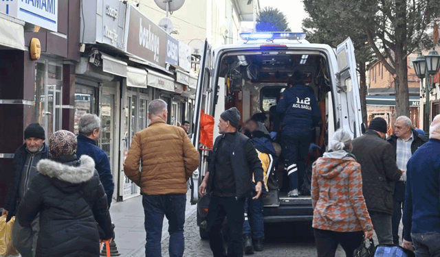 Eskişehir'de hamamda yere düşen vatandaş hastanelik oldu