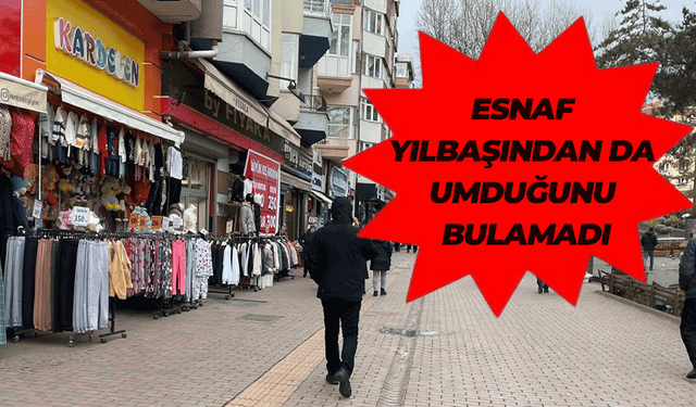 Esnaf nakit yüzü görmüyor