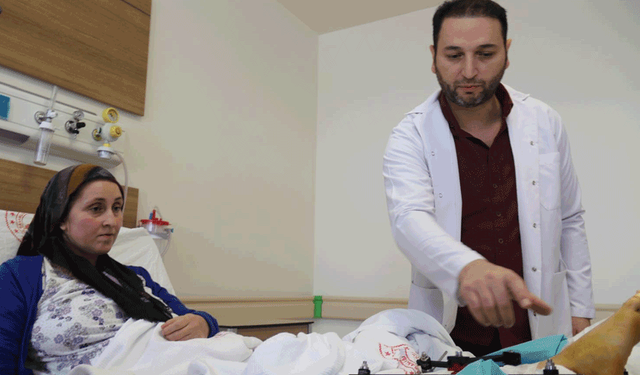 Forkliftin altında kalan kadının bacakları 2,5 saatlik ameliyatla kurtarıldı