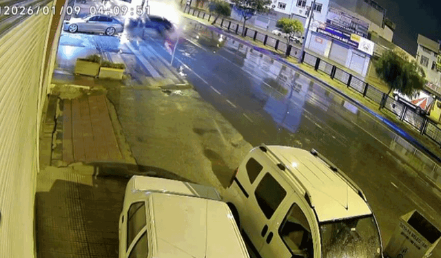 Adana'da feci kaza: O anlar kamerada