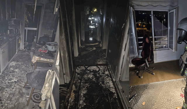 Bursa İtfaiyesi'nden yangına hızlı müdahale