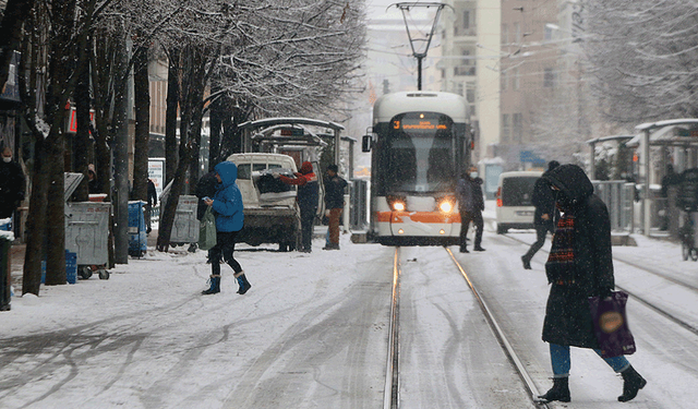 Eskişehir'e soğuk ve kar yağışı uyarısı