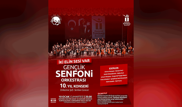 Gençlik Senfoni Orkestrası 10. yılını görkemli bir konserle kutlayacak