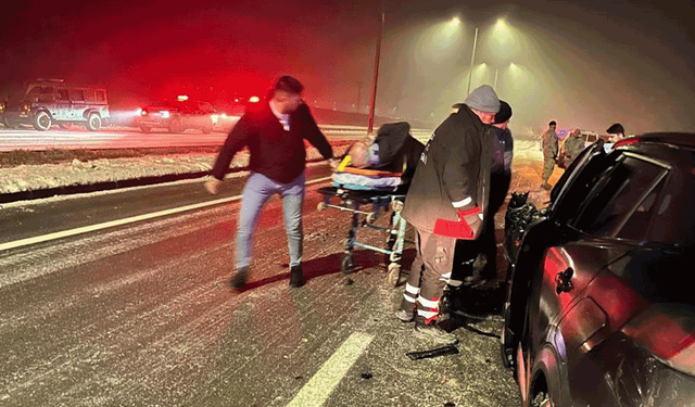 Iğdır'da trafik kazası: 1 yaralı