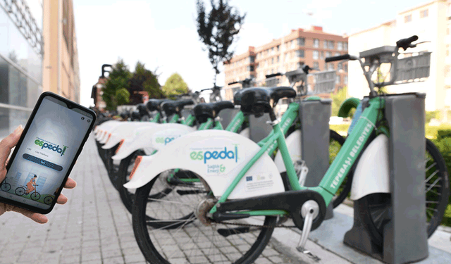 Tepebaşı’nda paylaşımlı bisikletlere yoğun ilgi: Sürüş sayısı 41 bini aştı