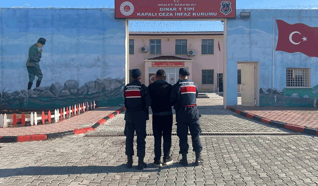 10 yıl hapis cezasıyla aranan şahıs Afyon'da tutuklandı