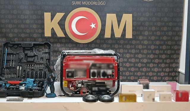 Afyon'da kaçak parfüm ve jeneratör polis kontrolünde yakalandı