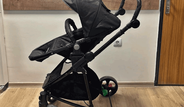 Afyon’da hırsızlar bebek arabasını bile çaldı