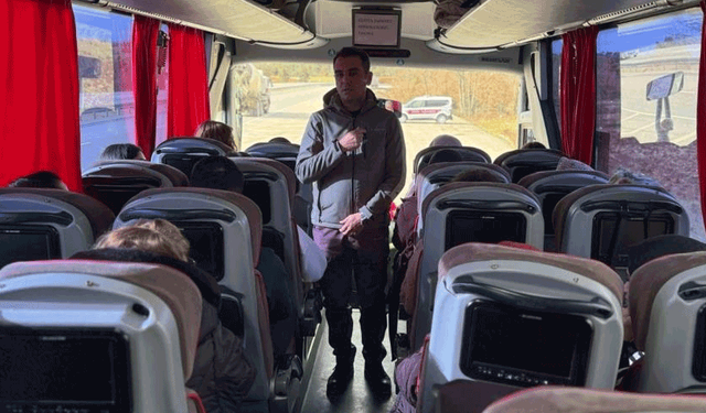 Bilecik'te sivil otobüs denetimi yapıldı