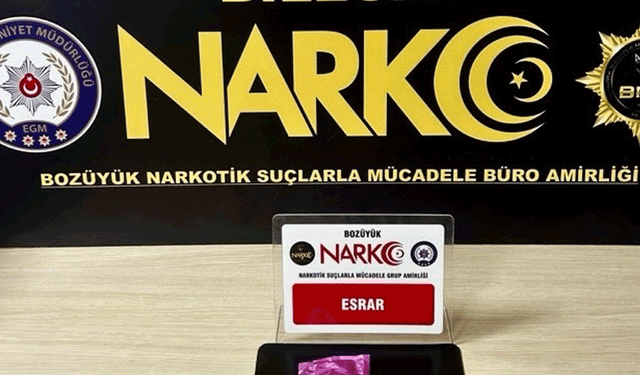 Bilecik'te yasaklı madde operasyonu: 1 gözaltı