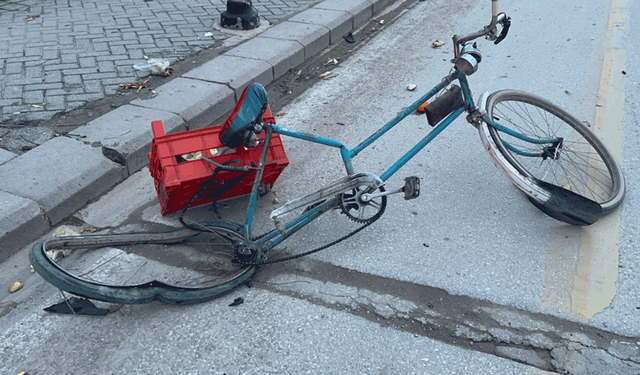 Eskişehir’de kaza: Bisikletli yaşlı adam hastanelik oldu
