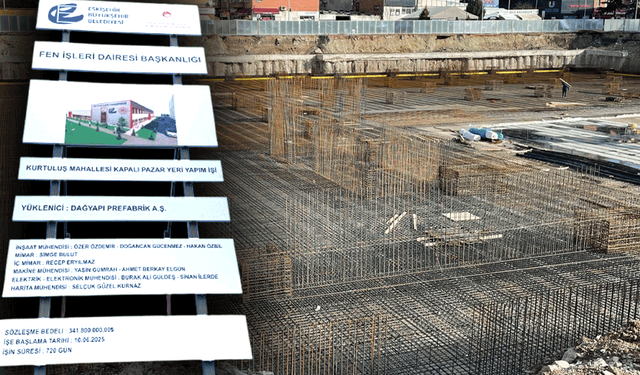 Temel atıldı inşaat yükselmedi: Kurtuluş Kapalı Pazar Yeri ne zaman tamamlanacak?