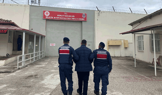 Bilecik'te 4 yıl hapis cezası bulunan şahıs jandarmadan kaçamadı