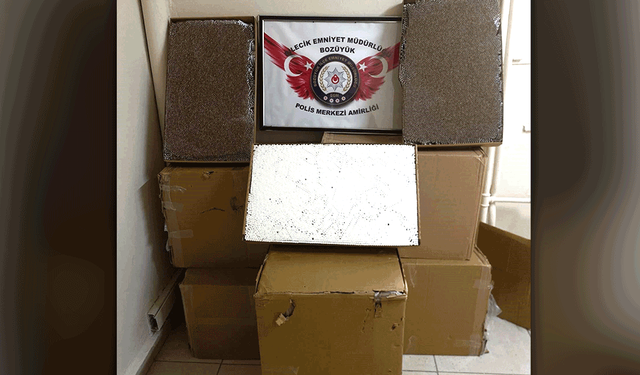 Bilecik’te kaçak sigara operasyonu: 125 bin adet ele geçirildi
