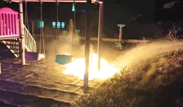 Bilecik’te parkta yakılan ateş yangına neden oldu