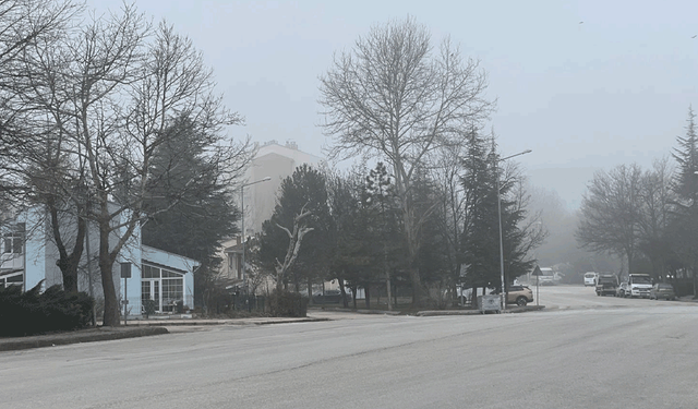 Eskişehir’de sabah saatlerinde yoğun sis ve soğuk hava etkili oldu