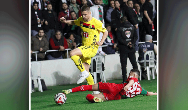 Eskişehirspor, Karşıyaka deplasmanından 1 puanla dönüyor
