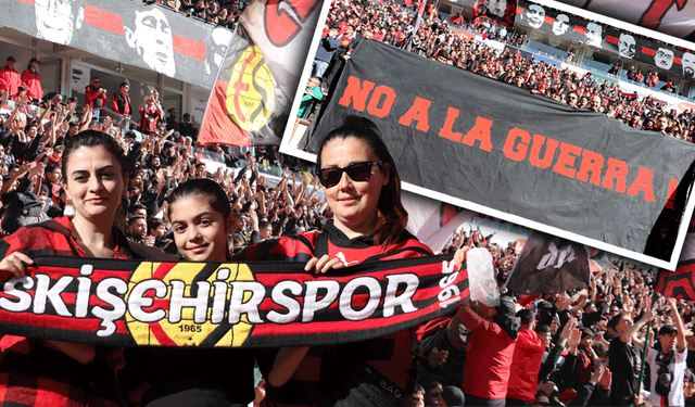 Eskişehirspor tribünlerinde İspanya rüzgarı