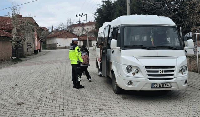Kütahya’da okul servislerine sıkı denetim