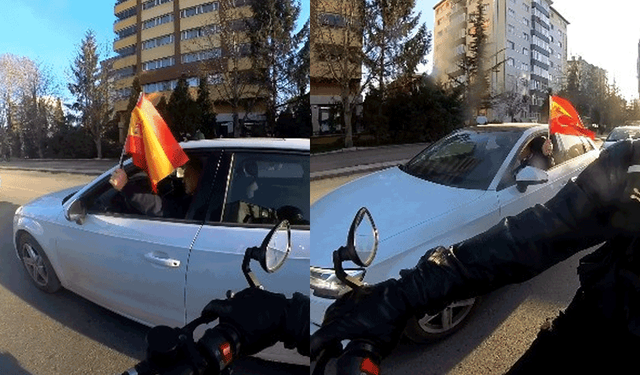 Sosyal medyadaki kardeşlik sokağa taştı: Eskişehir’de bayraklı tur