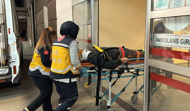 Adıyaman'da yüksekten düşen işçi yaralandı