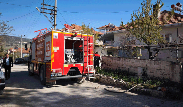 Burdur'da baca yangını söndürüldü