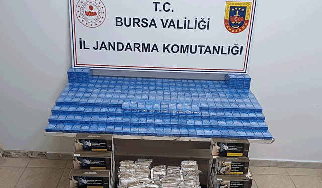 Bursa'da kaçak tütün operasyonu