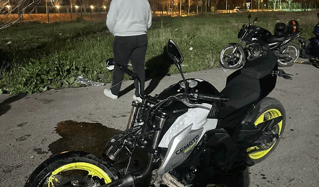 Eskişehir’de stadyum otoparkında tehlikeli gösteri kazayla bitti