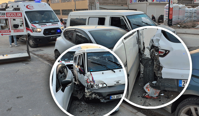 Eskişehir’de zincirleme kaza: 2’si çocuk 3 yaralı var