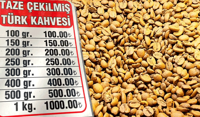 Kahve fiyatı bin lirayı buldu