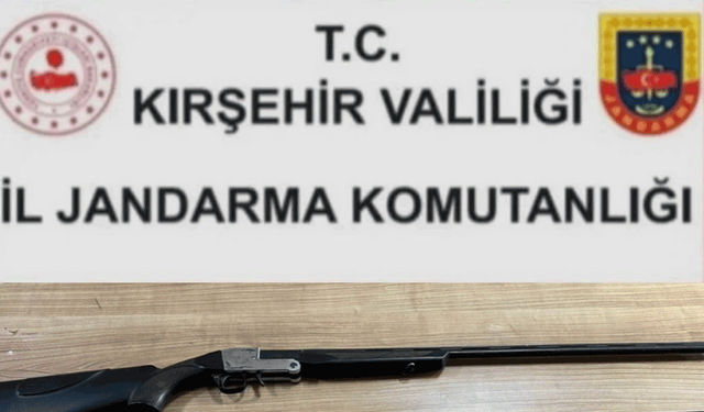 Kırşehir’de havaya ateş açan 3 şüpheliye işlem