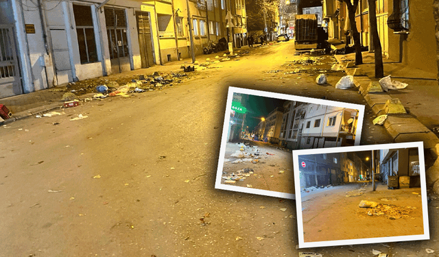 Pazartesi pazarından geriye kalanlar tepki çekti