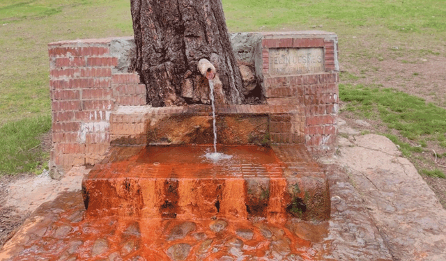 Şişesini alan koşuyor: Eskişehir’de maden suyu çeşmesine yoğun ilgi