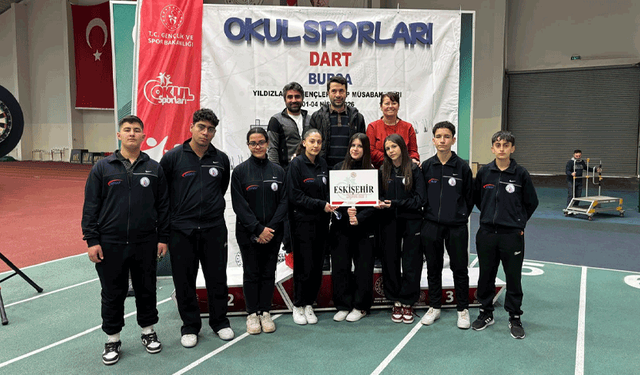 Sivrihisarlı kızlardan dart başarısı