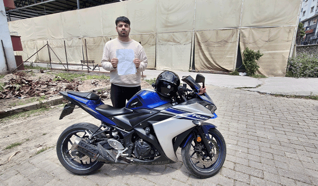 Aydın'da motosikletini 5 dakika emanet etti, 200 bin TL ceza yedi