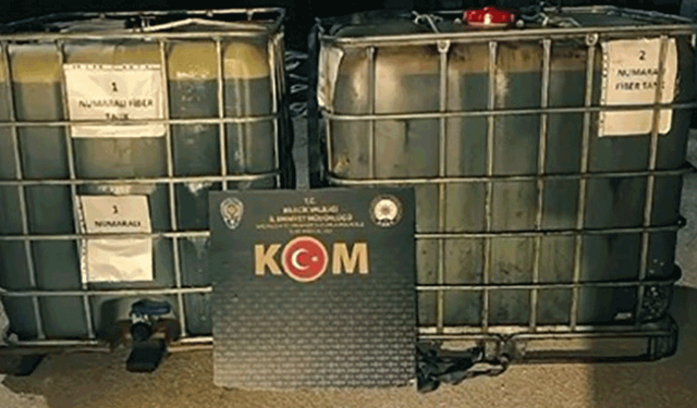 Bilecik'te bin 900 litre kaçak akaryakıt ele geçirildi