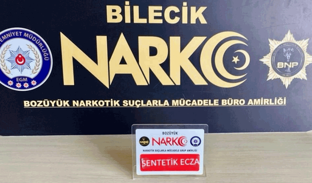 Bilecik'te uyuşturucu operasyonu: 1 gözaltı