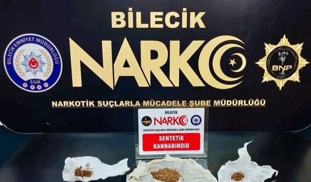 Bilecik'te uyuşturucu operasyonu: 1 şüpheli yakalandı