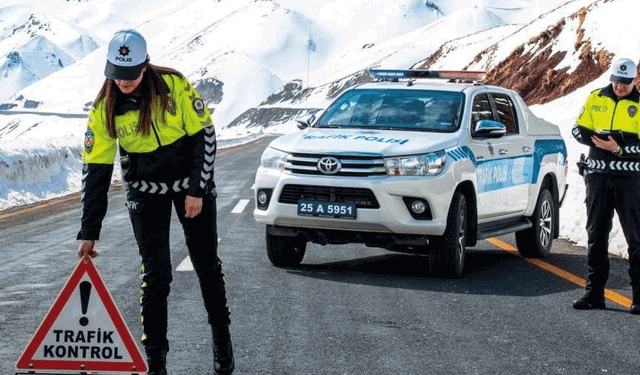 Erzurum kent merkezinde bir ayda 112 trafik kazası