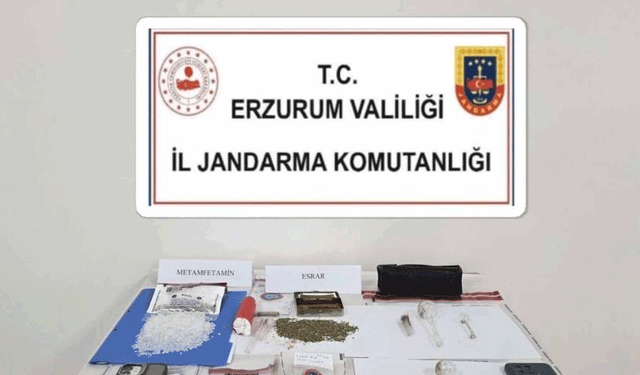Erzurum’da uyuşturucu operasyonu; 7 kişi tutuklandı