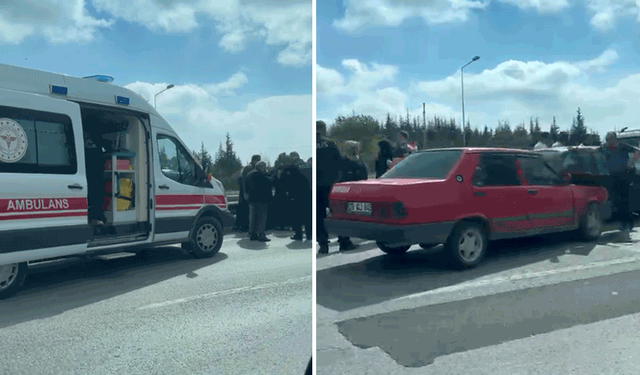 Eskişehir çevreyolunda zincirleme kaza