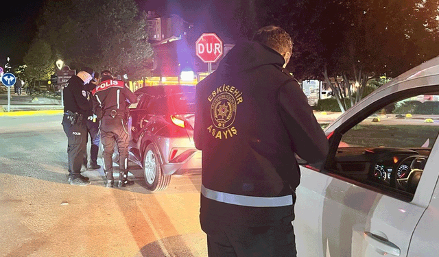 Eskişehir’de bayram öncesi geniş çaplı asayiş ve trafik uygulaması