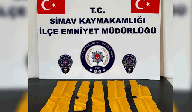 Kütahya Simav’da uyuşturucu operasyonu: 3 gözaltı