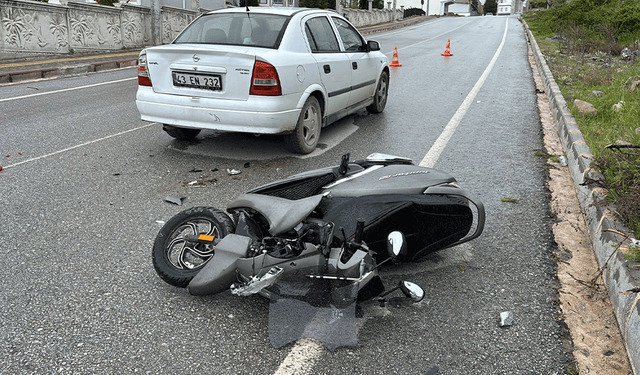 Kütahya’da motosiklet kazası: Genç sürücü ağır yaralandı