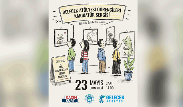 Odunpazarı’nda genç yeteneklerin karikatür sergisi açılıyor