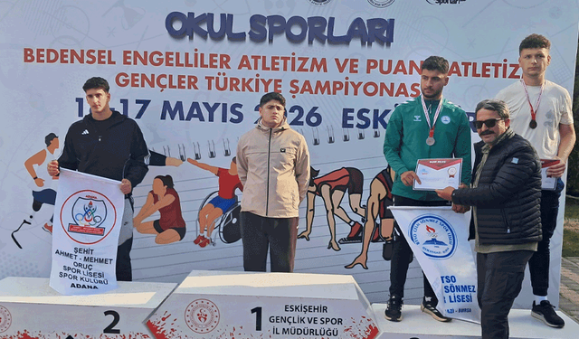Okul sporlarında atletizm heyecanı sona erdi
