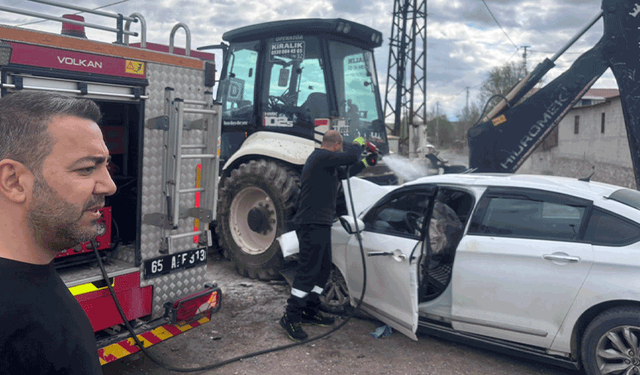 Van'da trafik kazası: 1 yaralı