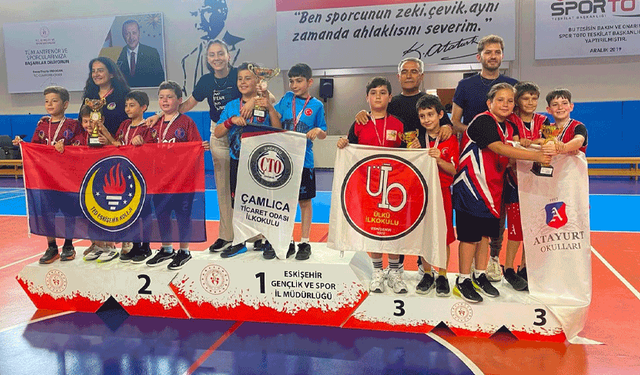 Eskişehir’de minik sporculardan büyük mücadele: Şampiyonlar belli oldu