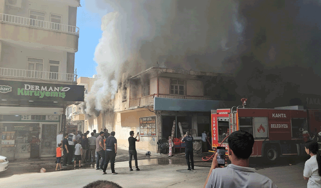 Adıyaman'da korkutan yangın