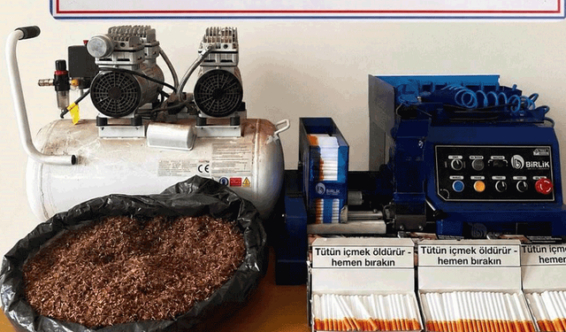 Bilecik'te operasyon: 3 bin 200 kaçak makaron ele geçirildi